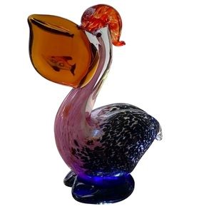 (Xmas 💲drop) Vintage Murano Glass Pelican